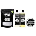 CARON & DOUCET - Ultimate Griddle Set | Seasoning, Oil, Soap & Salt Scrub | 100% Plant-Based & Best to Season, Clean, Care, Restore, Maintain