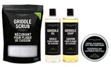 CARON & DOUCET - Ultimate Griddle Set | Seasoning, Oil, Soap & Salt Scrub | 100% Plant-Based & Best to Season, Clean, Care, Restore, Maintain