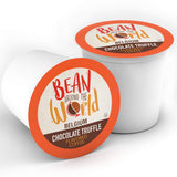Bean Around The World Flavored Coffee Compatible With 2.0 Keurig K Cup Brewers, Chocolate Truffle, 40 Count (Pack of 1)