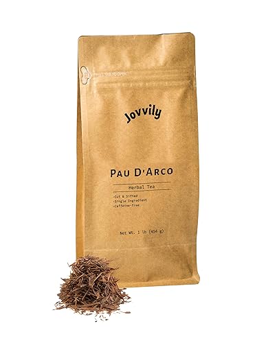 Jovvily Pau D'Arco - 1 lb - Cut & Sifted - Herbal Tea - Caffeine Free