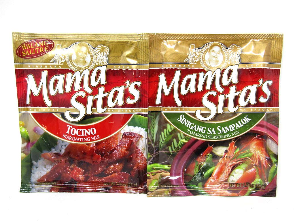 Mama Sita's MAMA SITA'S 4 Variety Pack Seasoning Mix MENUDOAFRITADA TOCINO ADOBO SINIGANG SA SAMPALOK