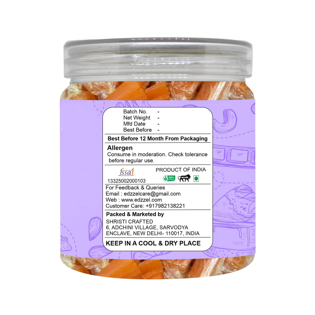 EDZZEL Mango Candy | Indian Origin (10.58 OZ (300 GRAM), MEETHA AAM PAPAD)