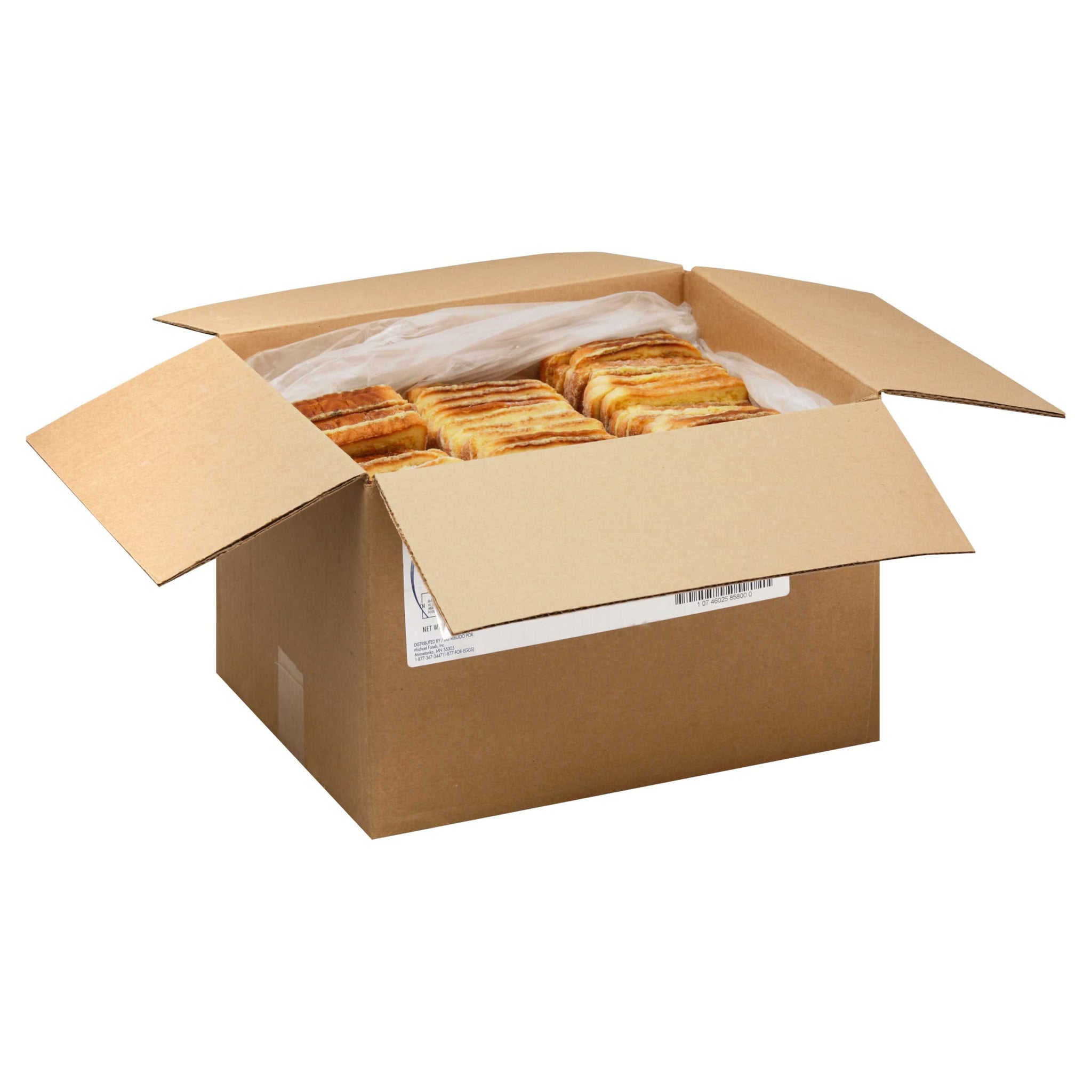 Michael Foods Papettis Cinnamon Swirl French Toast, 2.5 Ounce - 100 per case.