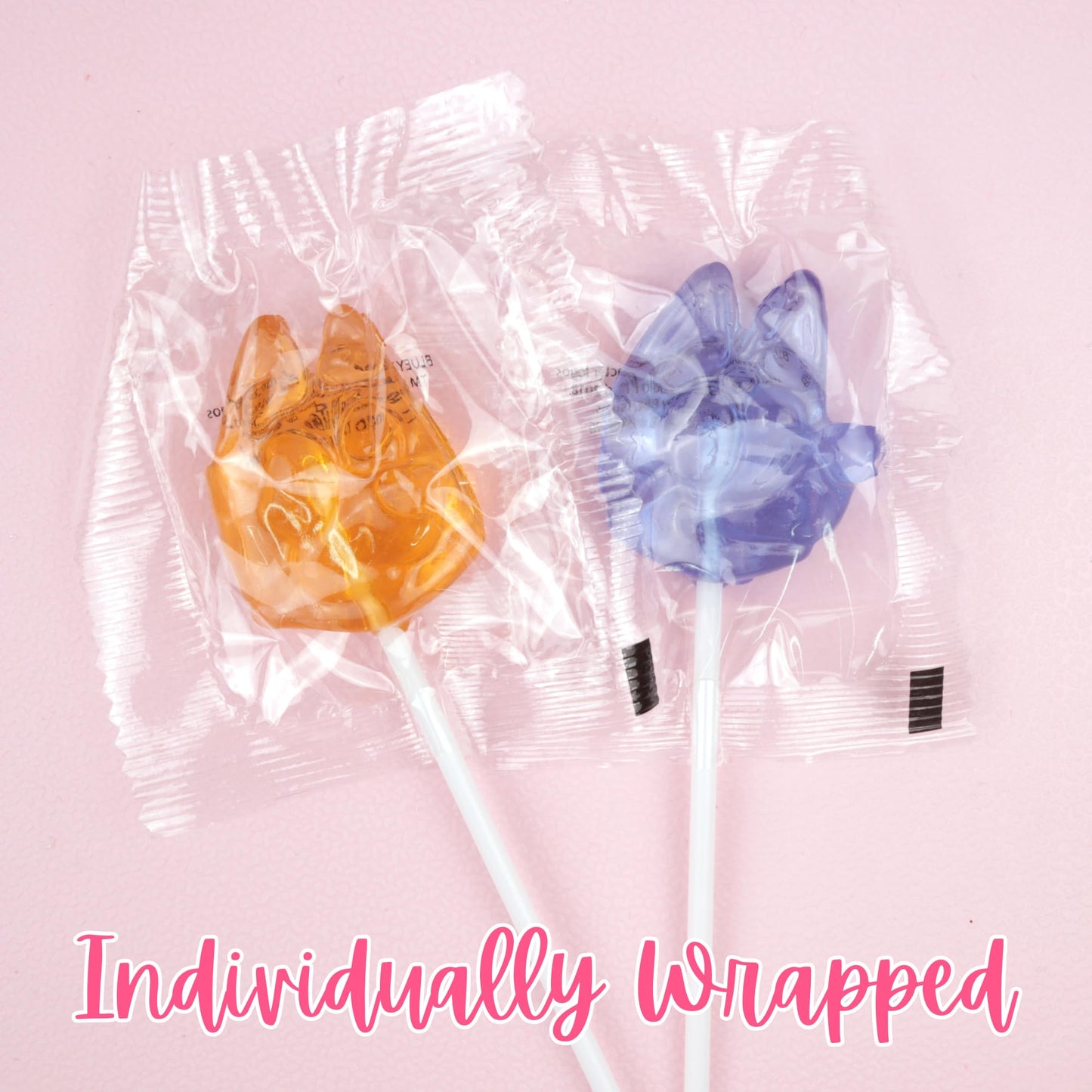 Bluey Lollipops Tin, Individually Wrapped Strawberry Suckers, Easter Basket Stuffer Candy Gift Set 1.41 Ounces