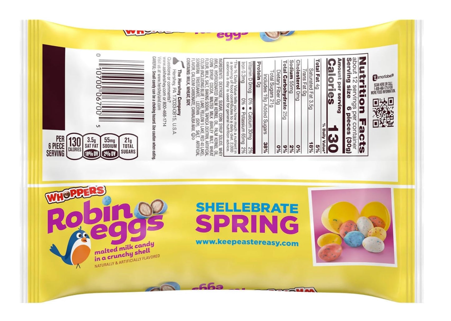 Whoppers Robin Eggs - Pack of 2 - Malted Milk Candy - Classic and Delicious Easter Candy Perfect for Everyone - Share a Tasty Tradition