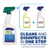 Comet Professional Multi Purpose Disinfecting Liquid Cleaner with Bleach Ready To Use Refill for Commercial Use, 1 Gallon (Case of 3)