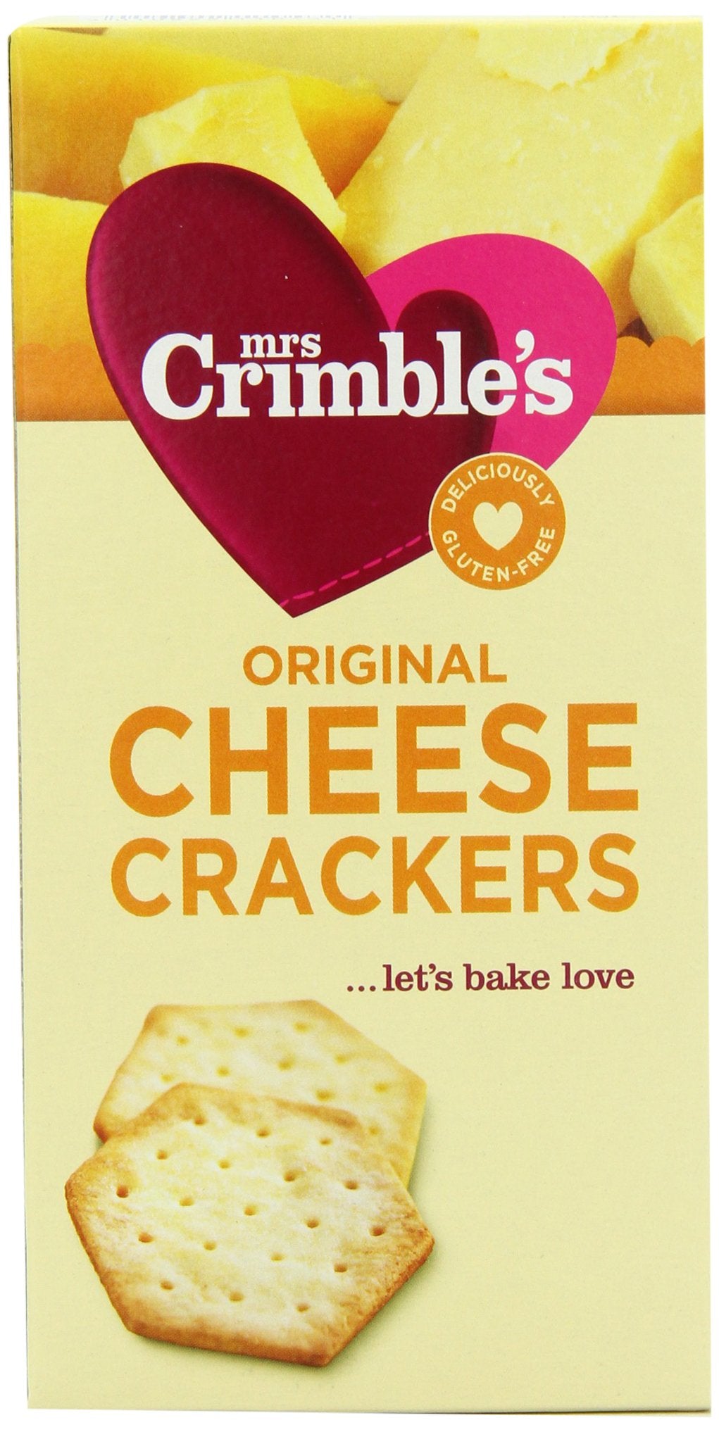 Mrs Crimble's Cheese Crackers 130 g (Pack of 6)