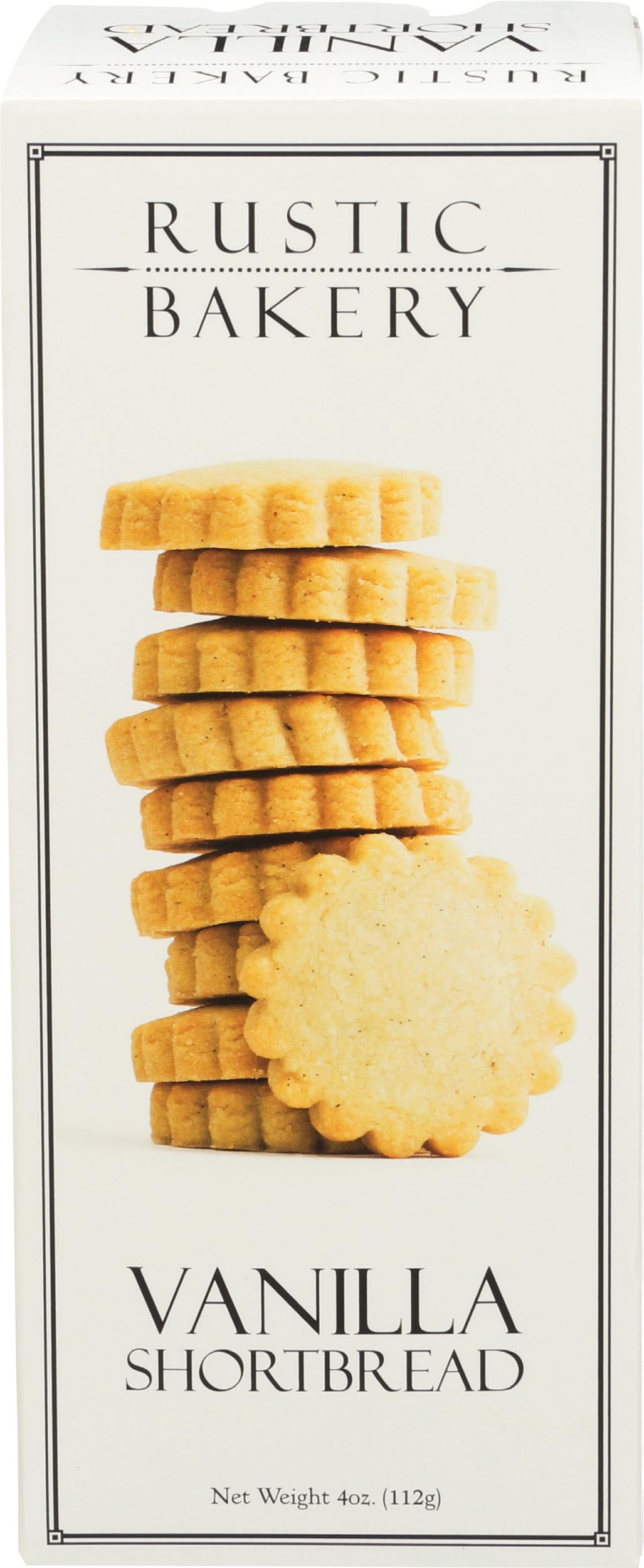 Rustic Bakery, Cookie Vanilla Shortbread, 4 Ounce