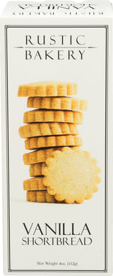 Rustic Bakery, Cookie Vanilla Shortbread, 4 Ounce