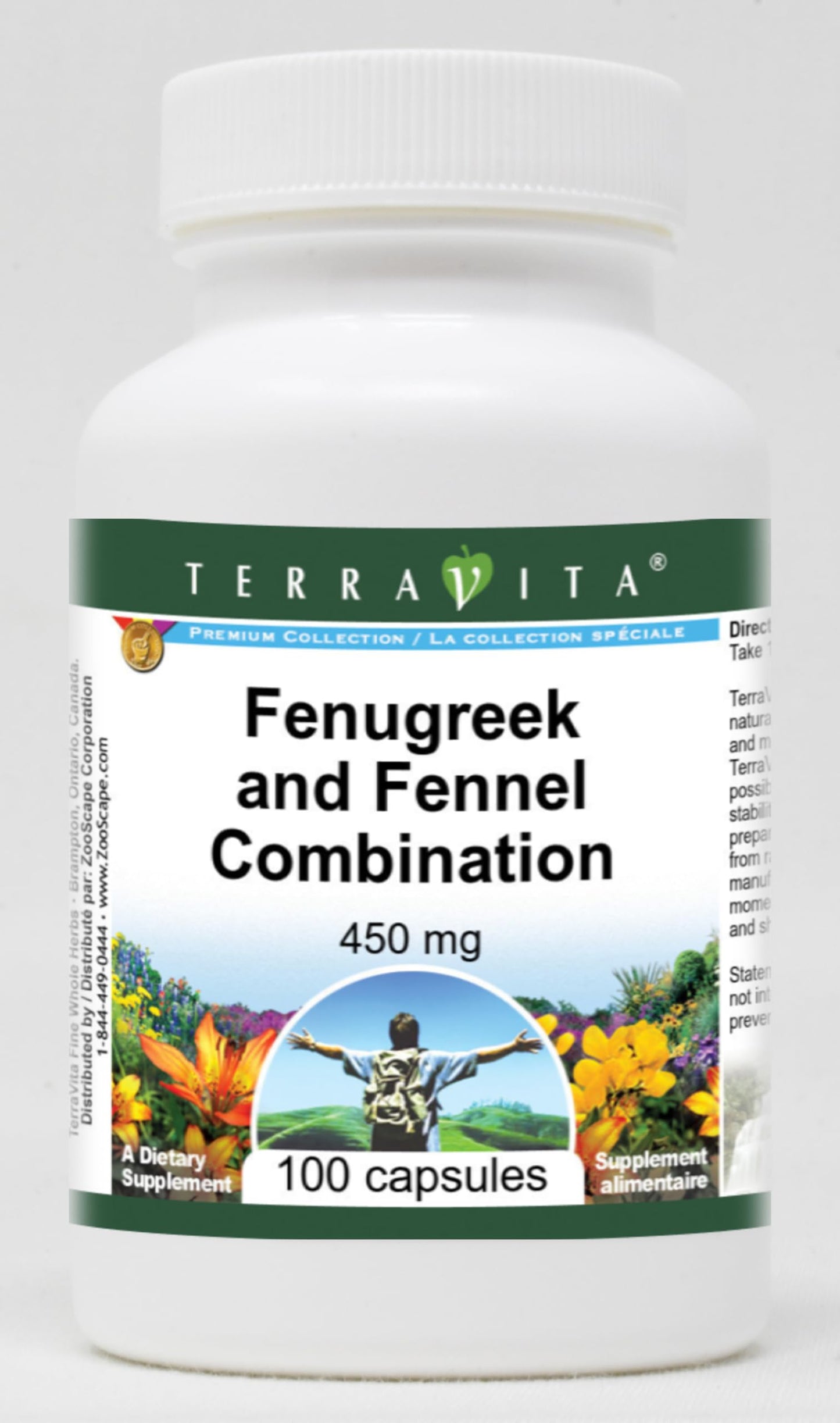 Fenugreek and Fennel Combination - 450 mg (100 Capsules, ZIN: 513927) - 3 Pack