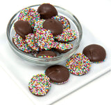 Chocolate Nonpareils - 1.25 Lb (20 Oz) Tub (Milk Chocolate Nonpareil)