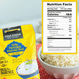 Authentic Ultra Long Sella Parboiled Basmati Rice by Khazana in 10 lb Bag - Aromatic and Flavorful Indian Grain - Non-GMO, Gluten Free, Kosher, Cholesterol Free