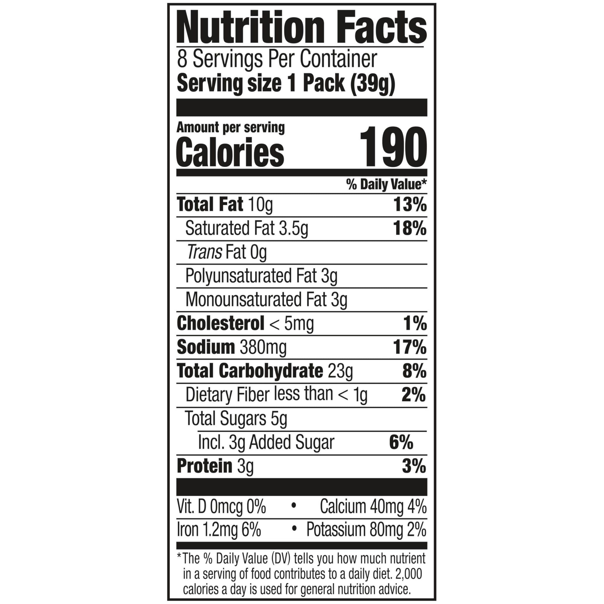 Lance Sandwich Crackers, Captain's Wafers White Cheddar, 8 Individual Packs, 6 Sandwiches Each, 6 Count (Pack of 8)
