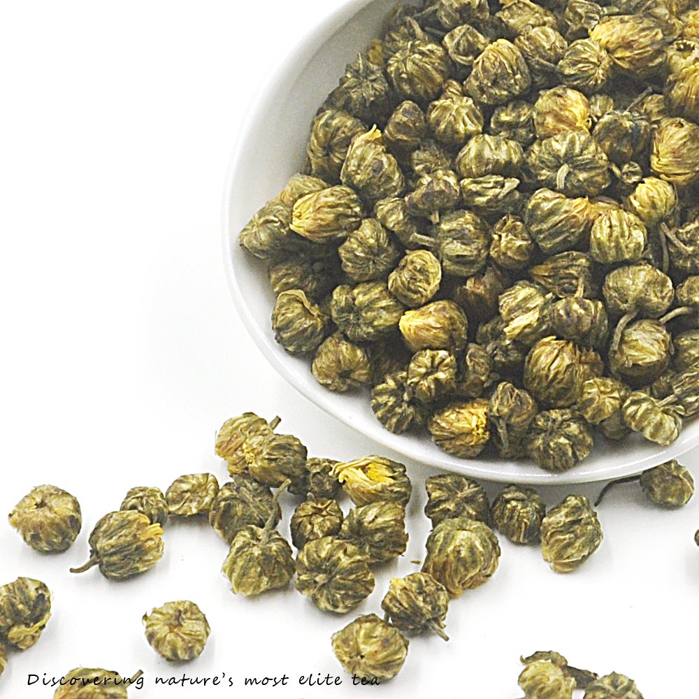 ELITEA 4.2oz Top Grade Dried Chrysanthemum Flower Buds Tea Loose Leaf Herbal Tea 100% Fragrant Natural