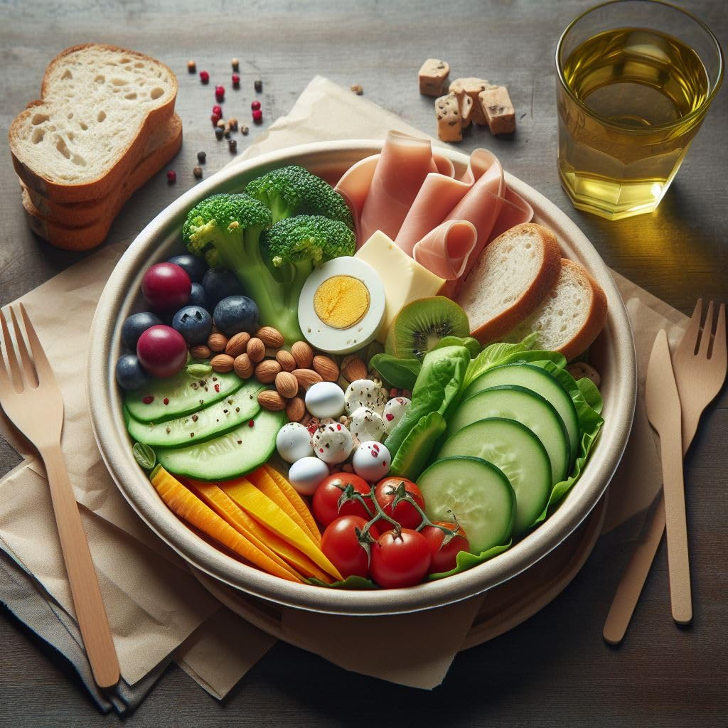 BETAWORLD Compostable Paper Plates 9” - 125 Pack | Heavy Duty Sugarcane Bagasse | Microwave & Leak Proof | Eco-Friendly Disposable Dinner Plates