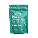 Owala EcoBrite All Natural, Powerful Cleaning Tablets, Cleans Stainless Steel, Tumbler, Insulated, Reusable, and Plastic Water Bottles, Chlorine