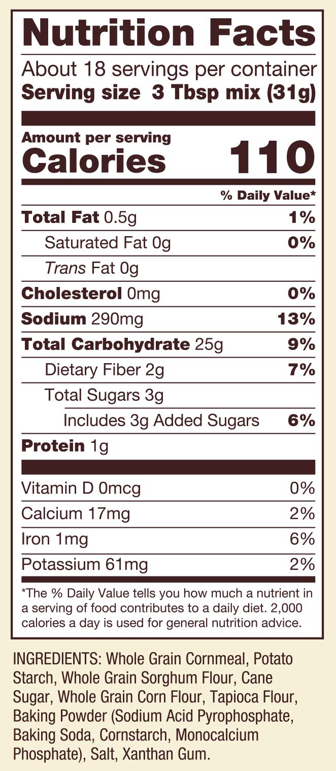 Bob's Red Mill Gluten Free Cornbread Mix, 20-ounce