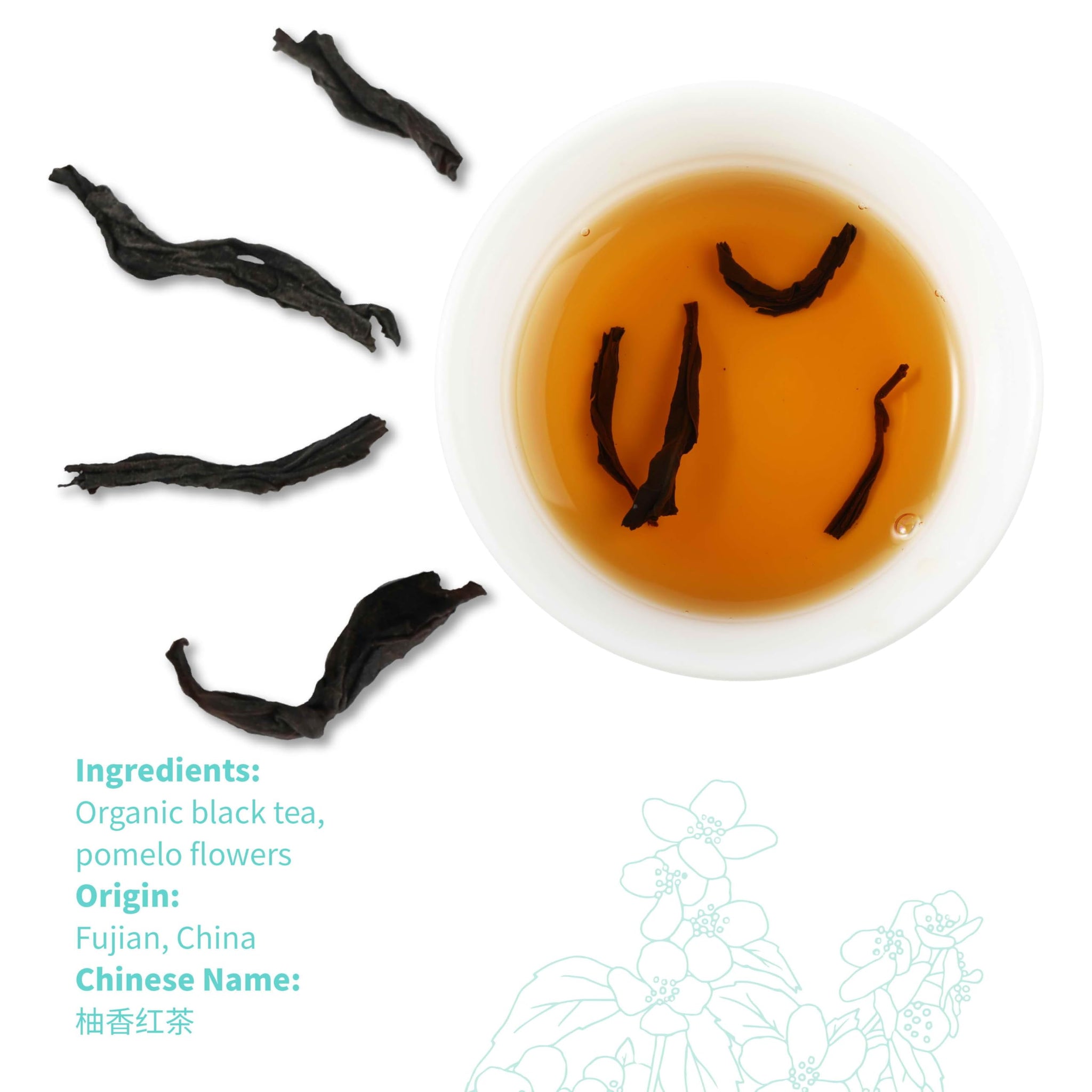 Essencesip Citrus Blossom Black Tea Loose Leaf, 3oz Tin - Traditional Floral Scenting with Pomelo Blossoms, Refreshing Aroma and Smooth Finish,Iced or