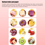 Chia Seed Yogurt Fruit Oats 400g/14.1oz Sugar Free?Breakfast/Snack.Nutritional breakfast, low sugar, Congee?Dietary Fiber