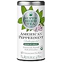 The Republic of Tea - Organic American Peppermint SuperHerb Tea Tin, 36 Herbal Tea Bags, Naturally Caffeine-Free Herbs of Origin
