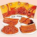 4 Flavors Mixed with Spicy Strips,Handmade Spicy Stick, Slightly Spicys and Sweet Flavor Chinese Snack,a Must-Have Snack for Leisure - ??(4