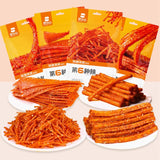 4 Flavors Mixed with Spicy Strips,Handmade Spicy Stick, Slightly Spicys and Sweet Flavor Chinese Snack,a Must-Have Snack for Leisure - ??(4