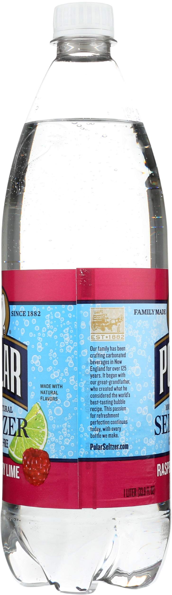 Polar Beverages, Seltzer Raspberry Lime Single, 1 Liter11