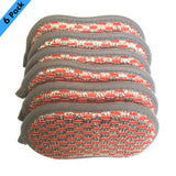 Scrub-it Multi-Purpose Non-Scratch Double-Side Double-Effect Microfiber Scrub Sponges for Kitchen with Heavy Duty Scouring Power - Effortless Cleaning