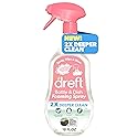 Dreft Foaming Baby Bottle and Dish Cleaning Spray, Plant-Derived Formula, 18 Fl Oz