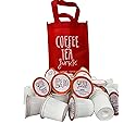 Coffee Junkie Organic Swiss Water Decaf Coffee Pods (Orange lids), 36 Cups + 1 Bonus, Single Serve, Seasonal Collection, Compatible with all 2.0