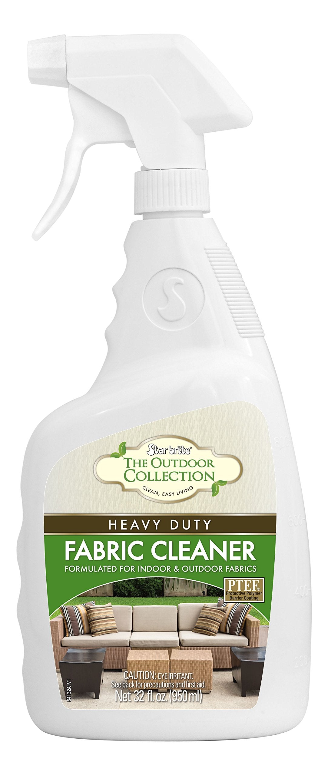STAR BRITE Outdoor Collection Fabric Cleaner Spray - Ultimate Stain Remover for Outdoor & Patio Fabrics - 32 OZ (054132)