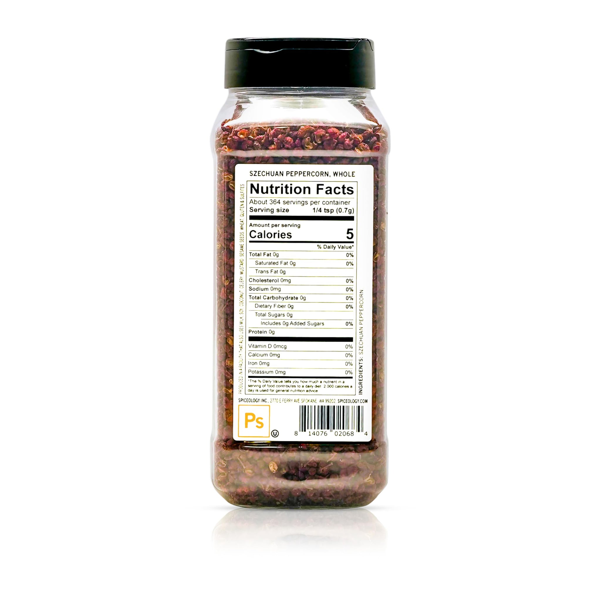Spiceology - Whole Szechuan Peppercorn - Citrus, Floral & Numbing Spice - Perfect for Chinese & Sichuan Cuisine, Stir-Fries, Sauces & Rubs - Adds
