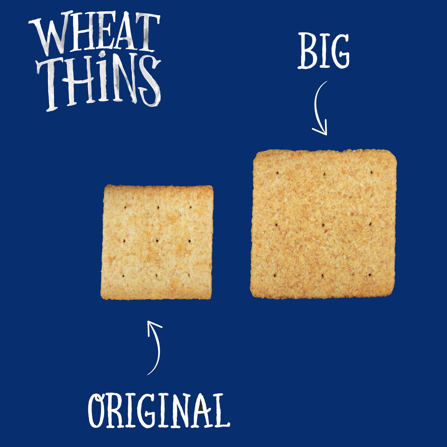 Wheat Thins BIG Snacks, Whole Grain Wheat Crackers, Snack Crackers, 8 oz