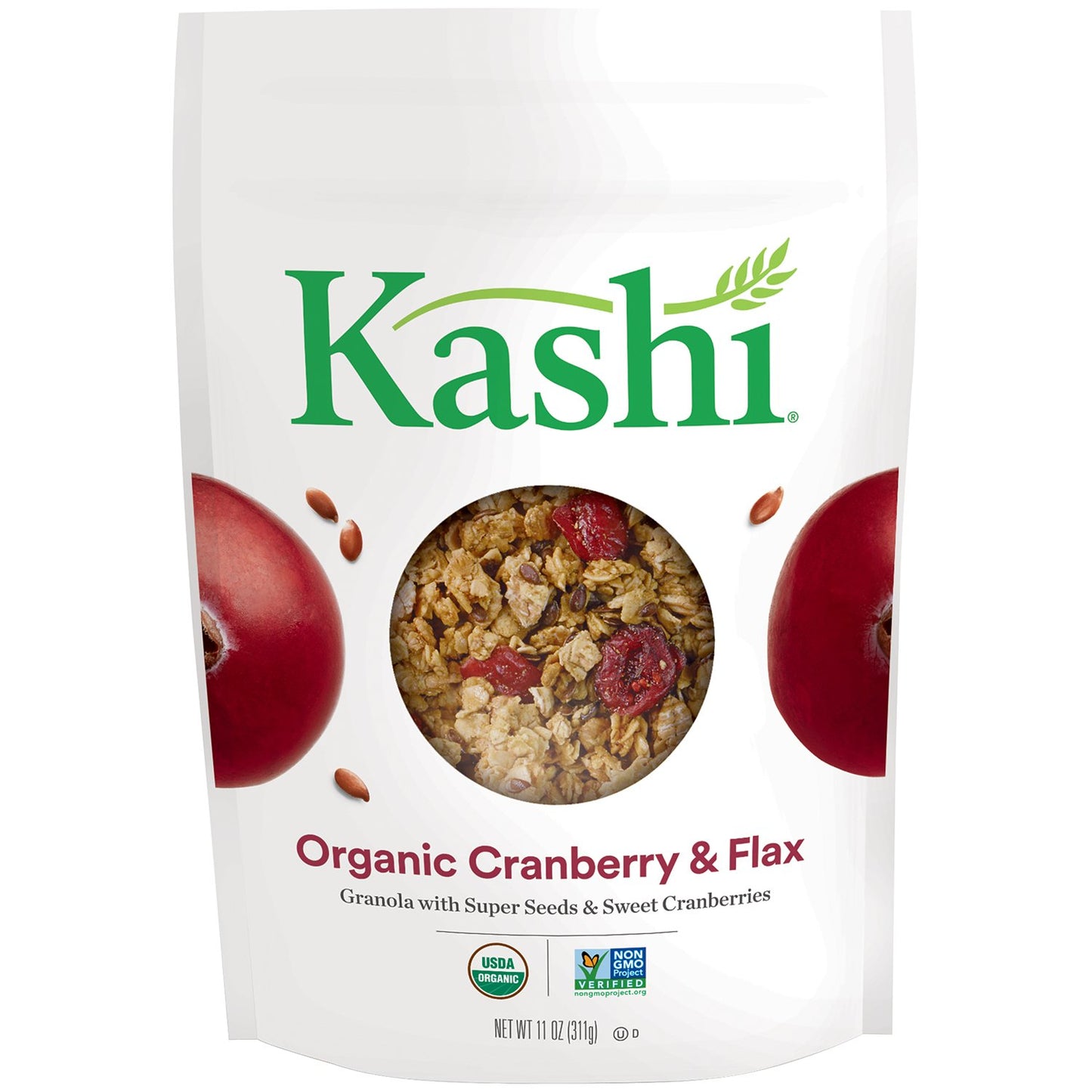 Kashi Organic Promise Granola Cranberry Spelt and Flax, 11 Ounce