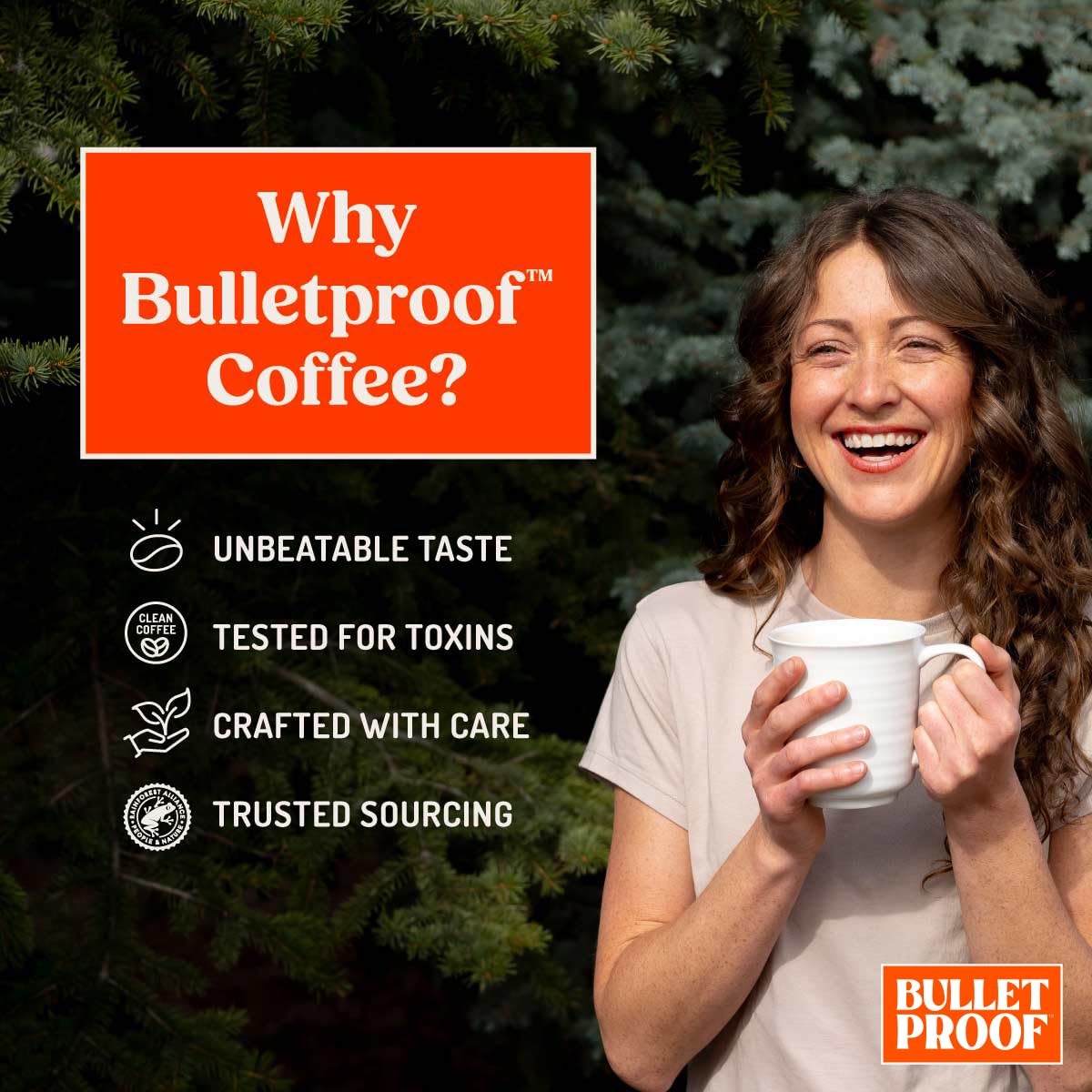 Bulletproof The Mentalist Medium-Dark Roast Ground Coffee, Clean Coffee Tested for Toxins, 12 Ounces