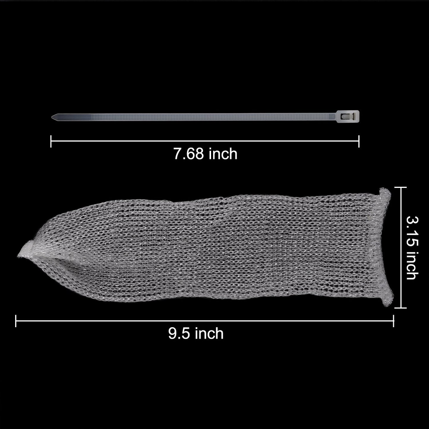 Sumind 30 Pack Nylon Lint Trap Washing Machine Fabric Mesh Snare Washer Lint Catcher with 30 Pack Cable Ties