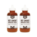 Lillie's Q - Hot Smoky BBQ Sauce, Gourmet Spicy BBQ Flavor (15.4 oz, 2-pack)