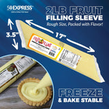 50Express® Single Fruit Filling Sleeve (2lb Sleeve) (Premium Bavarian Creme)