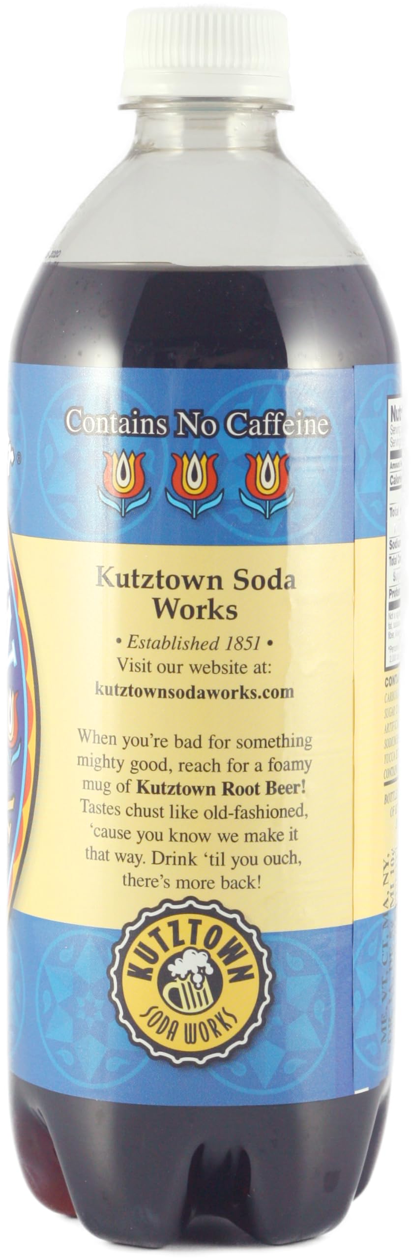 AmishTastes Root Beer, Kutztown "Nix Besser" PA Dutch Style, 24 Oz. (Pack of 4)