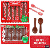 HOLIDAY GIFT SET | (6 CHOCOLATE CANDY SPOON & 6 PEPPERMINT CANDY SPOON)