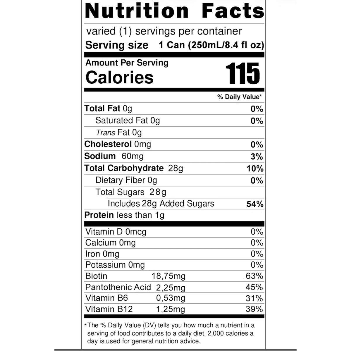 BLU Watermelon Energy Drink, 12 Pack Slim Cans, 8.4 fl oz (250 mL) Each