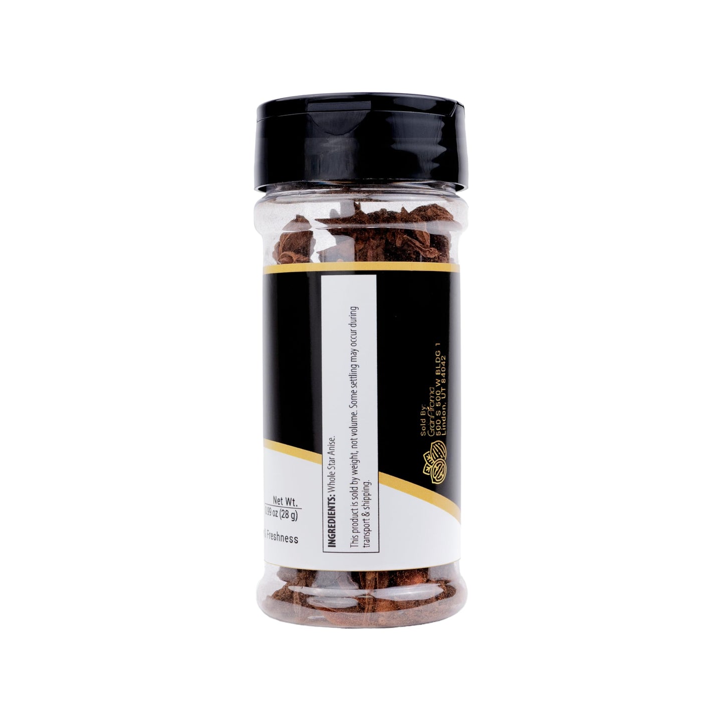 GranAroma Star Anise Whole, Sweet and Licorice Flavor Profile, Seasoning for Pho, Mulled Wine, and Baked Goods (0.99 Ounce)