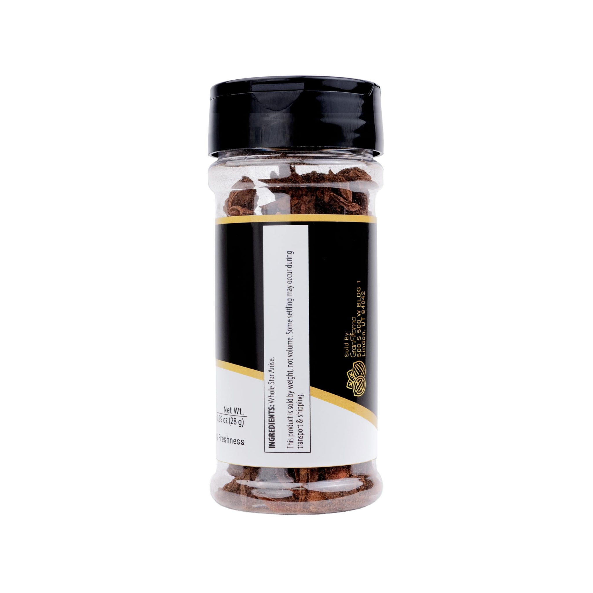 GranAroma Star Anise Whole, Sweet and Licorice Flavor Profile, Seasoning for Pho, Mulled Wine, and Baked Goods (0.99 Ounce)