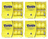 Marshmallow Peeps Yellow Chicks -10 Ct Tray - (Pack of 4)