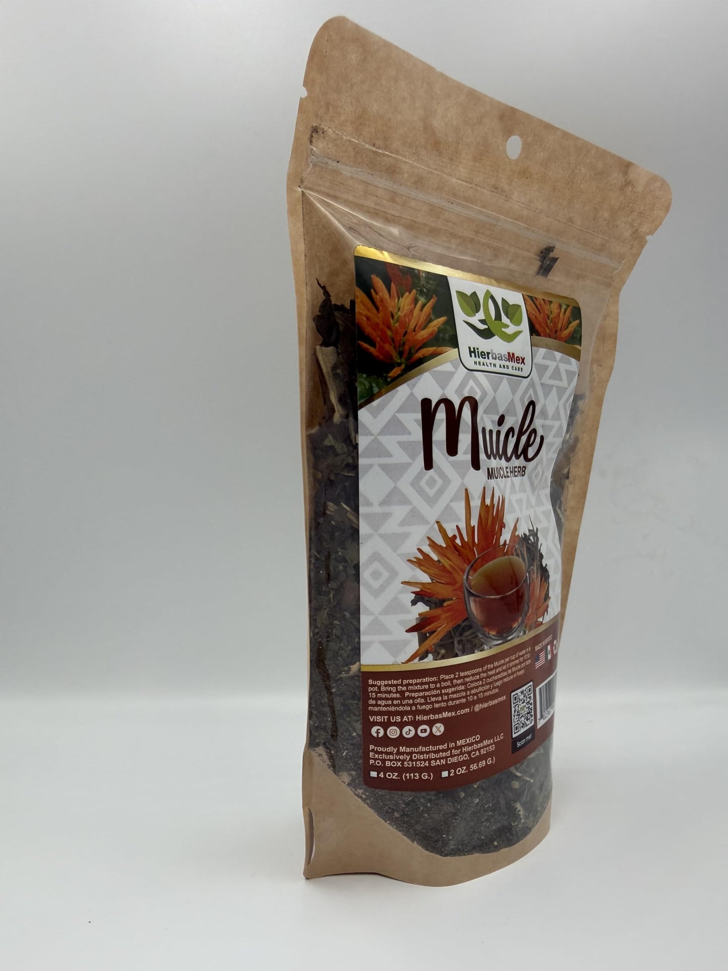 Hierbasmex - Honey Suckle - MUICLE loose leaf Herbal Tea