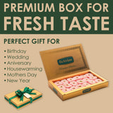Strawberry Sultana Roll Turkish Delight - Soft Lokum Candy with Strawberry Flavor, Traditional Turkish Sweets Gift Box, Delicias Turcas, 17.6 oz