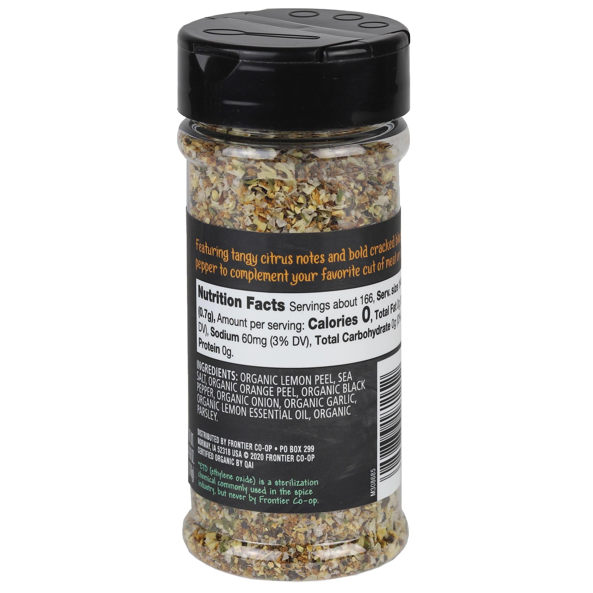 Frontier Prime Cuts Citrus Pepper Blend, Organic, 4.09 Ounce