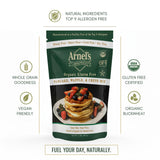 Pancake & Waffle Mix, High Protein, High Fiber, Certified Gluten free, Organic, non-GMO Verified, Certified Kosher, Gluten Free Baking, 2 Pounds