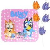 Bluey Lollipops Tin, Individually Wrapped Strawberry Suckers, Easter Basket Stuffer Candy Gift Set 1.41 Ounces