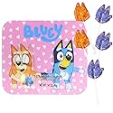 Bluey Lollipops Tin, Individually Wrapped Strawberry Suckers, Easter Basket Stuffer Candy Gift Set 1.41 Ounces